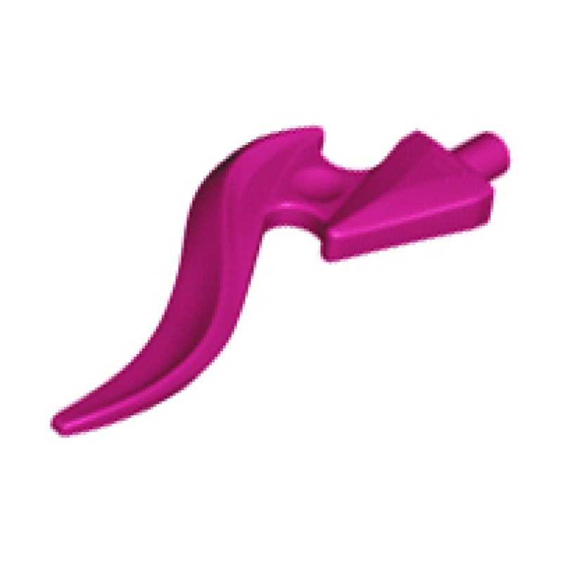 Vlam met pin Magenta